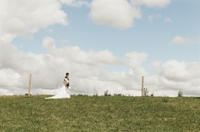 草原婚纱照图片